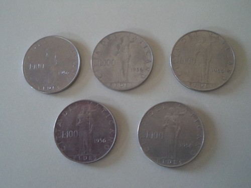 Lotto monete 100 - lotto, 5