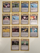 Pokémon TRAINER 14 Carte Come Nuove