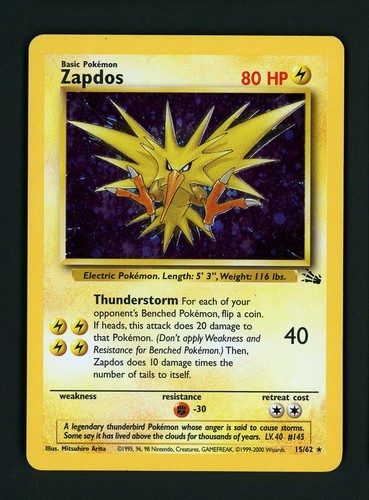 Zapdos confezione - 15/62,