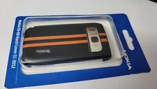 Custodia rigida 100% originale Nokia E6-00 CC-3012 nero arancione