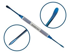 Spatola per cera dentale (Bluline) #7 con manico tipo EverEdge tipo Dowell