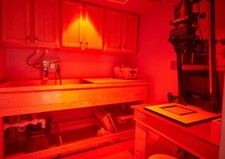 USB Safelight Inactinic Lamp Portable Darkroom Luce rossa Wet Plate Banco Ottico