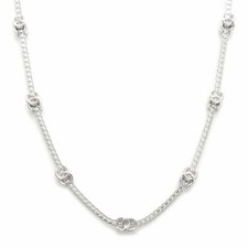 Collana placcata argento