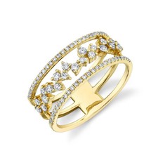 Floating Anello Diamante 14K