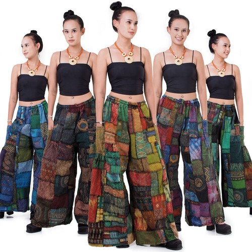 Pantaloni thai patchwork - my,