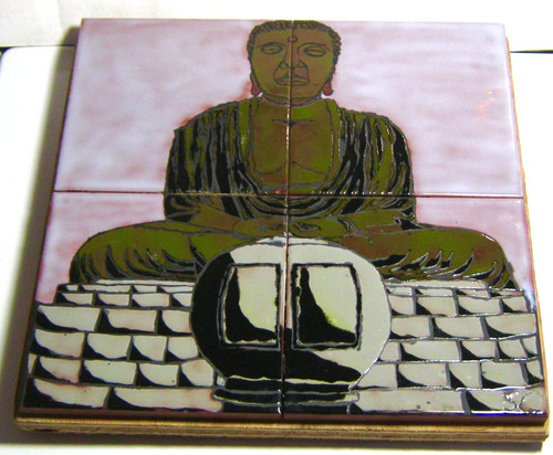 Piastrella buddha murale - buddha,