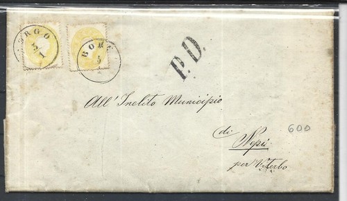 1862 busta occupazione - 1862,