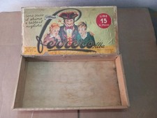 SCATOLA IN LEGNO P. FERRERO ALBA  LUNGH.36 LARGH.19 ALT.6