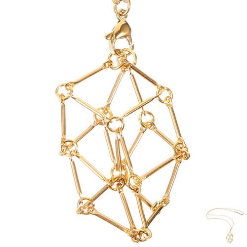 Collana gabbia per pietra - collana,