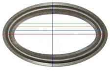 Sospensione Woofer OVALE in FOAM! 5x7" casse riparazione riconatura ribordatura