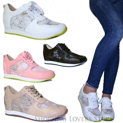 Scarpe donna sneakers pizzo - sneakers,
