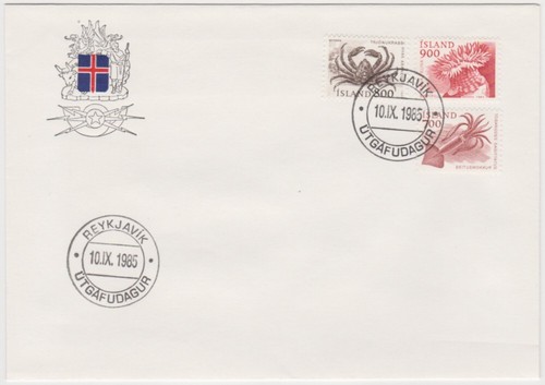 Islanda fdc 1985 calamaro - 1985,,