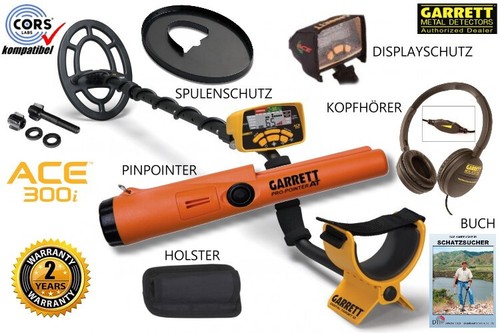 Garrett ace 300i metal - garrett,