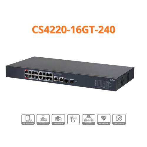 Dahua swich poe porte sfp - poe,