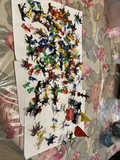 Lotto Soldatini Baravelli Anni 70 Scala 1/72 Indiani/ Cowboy Vari Soggetti