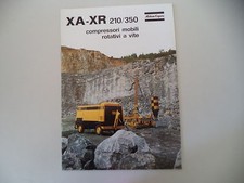 - CATALOGO DEPLIANT BROCHURE ATLAS COPCO COMPRESSORI XA - XR 210/350 - ANNO 1977