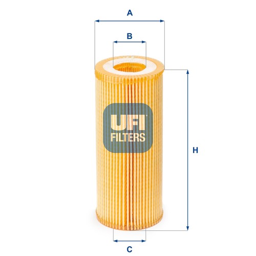 Filtro olio ufi - ufi, 25.065.00