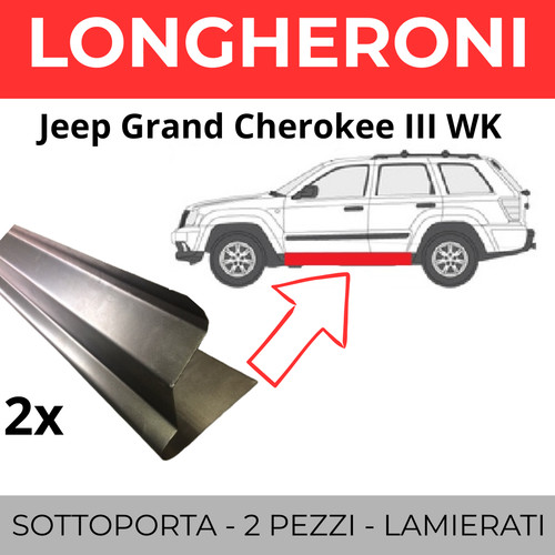 Sottoporta lamierati jeep - 2x,