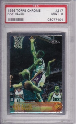 1996 topps chrome ray allen - ray,