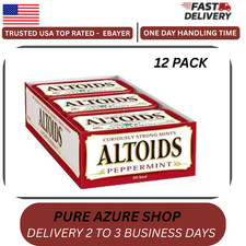 ALTOIDS Classic Peppermint Breath Ments, latta da 1,76 once (confezione da 12)