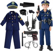 Costume Da Polizia Deluxe Con