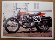 Cartolina Postale "HARLEY DAVIDSON - XR750" - Vintage - Collezione - Rarità