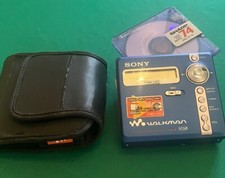Sony MZ-N707 Type R MiniDisc Recorder - Blu - funzionante