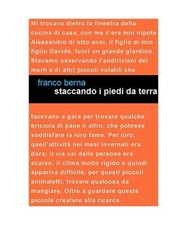 Staccando i piedi da terra