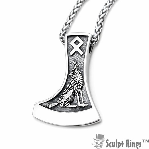 Collana con ascia - , vichinga