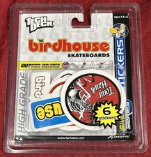 Confezione Adesivi Vintage Tech Deck Birdhouse Skateboard Tony Hawk Nuovo Sigillato
