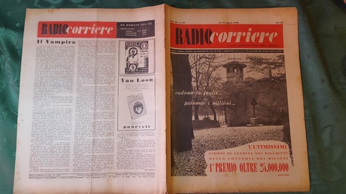 Radiocorriere eiar 1946 33 - tv,