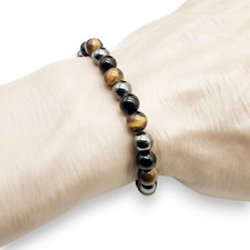 Bracciale occhio tigre - occhio, di