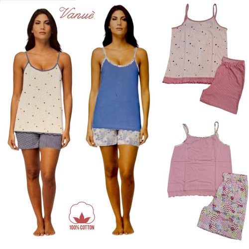 Pigiama donna corto cotone - donna, in