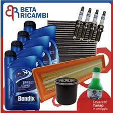 Kit Tagliando Renault Clio IV Dacia Logan Sandero 1.2 16V Filtri Candele 4 Olio