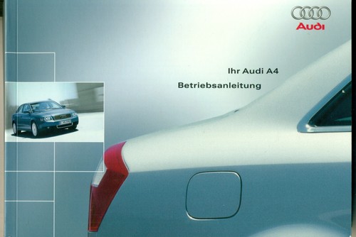 Audi berlina manuale uso e - berlina,