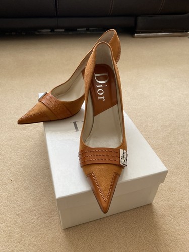 Dior pelle tacco pompa - a,