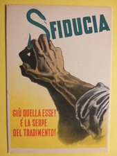 Cartolina Postale in Franchigia per le Forze Armate Repubblicane - Sfiducia.