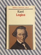 Immanuel Kant - LOGICA - 1a ed. Biblioteca Universale Laterza 1984