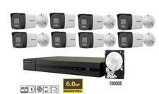 KIT VIDEOSORVEGLIANZA IP POE