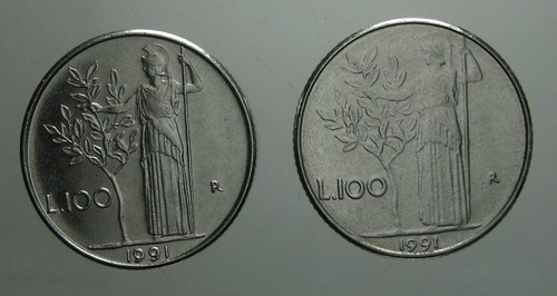 Moneta repubblica italiana 100 - repubblica,