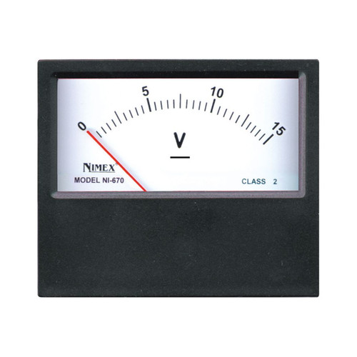 Voltmetro analogico - , da
