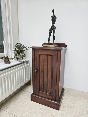 Comodino antico mogano