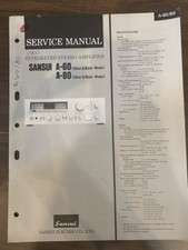 SANSUI A-60 A-80 A60 A80 AMP