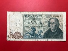 5000 LIRE 5.000 COLOMBO  3 CARAVELLE   20-05-1971