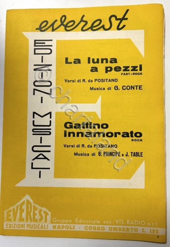 Spartiti luna a pezzi - spartiti,