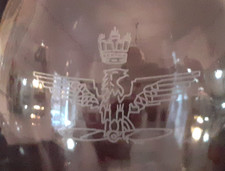 AEREONAUTICA MILITARE ITALIANA- BOTTIGLIA PER VINO SFUSO PER TAVOLE GRADUATI