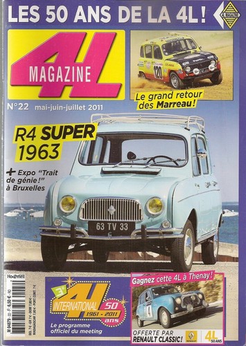 Magazine renault 4 super - renault,