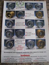 TECHNOMAGNESIO ALLOY WHEELS FOR VINTAGE CARS ADVERT A4 FILE 32