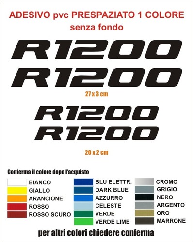 Kit adesivi bmw 1200 - kit,