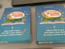 SCRITTORI DI CLASSE CRONISTI DI SPORT 8 LIBRI NUOVI CON COFANETTI 